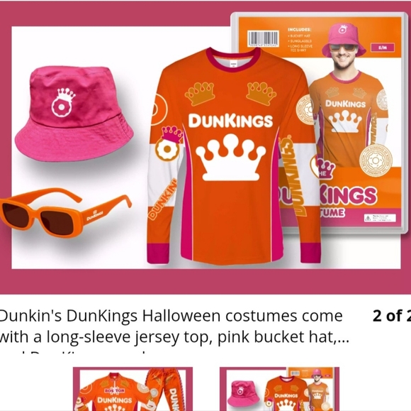 DunKings Costume Set - Picture 1 of 8